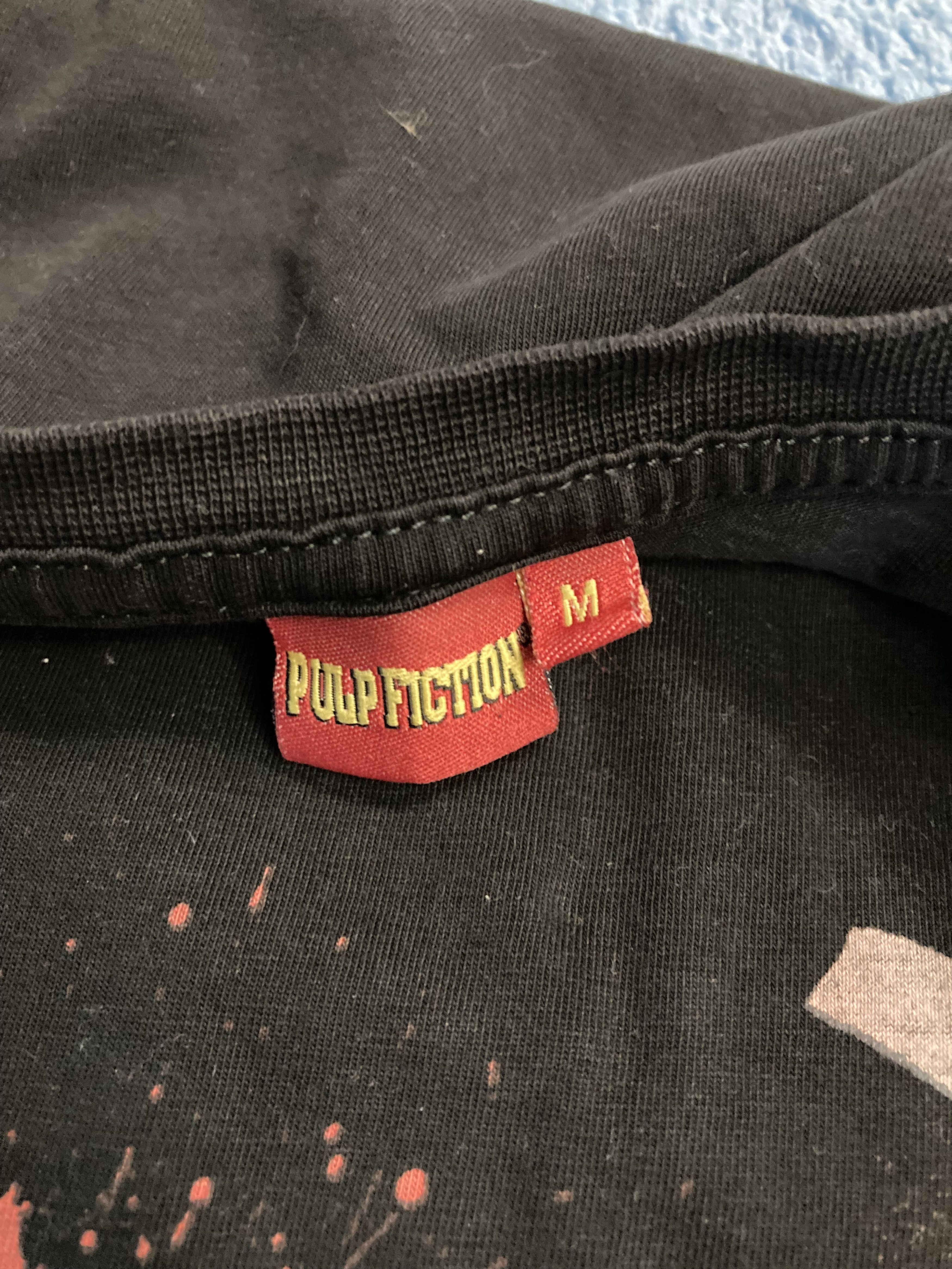 Vintage Vintage PULP FICTION Movie Street Bad MF T-Shirt Size US M / EU 48-50 / 2 - 3 Thumbnail