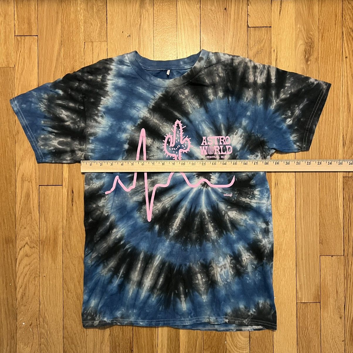Other Astroworld Festival Dallas Medium Black Blue Tie Dye T Shirt Size US M / EU 48-50 / 2 - 4 Thumbnail