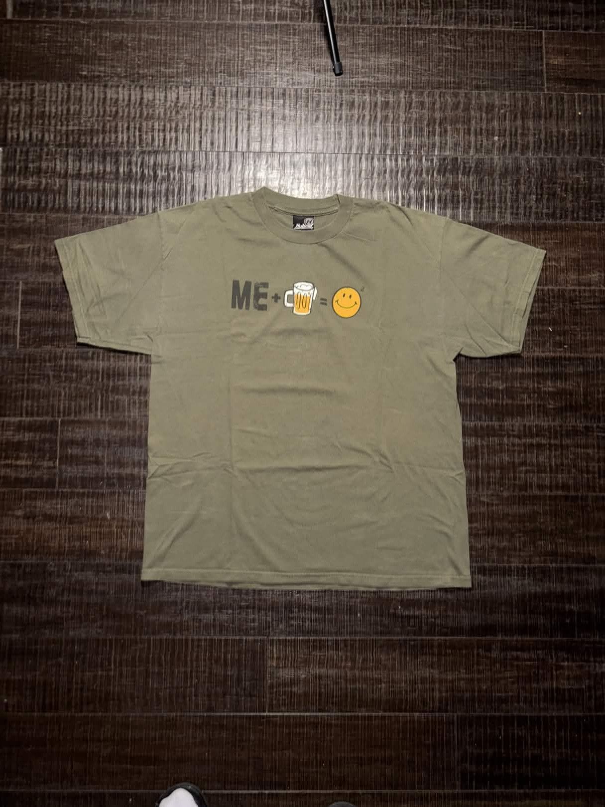 Vintage Y2K Me PLUS Beer Equals Happy Shirt Size US XL / EU 56 / 4 - 3 Thumbnail