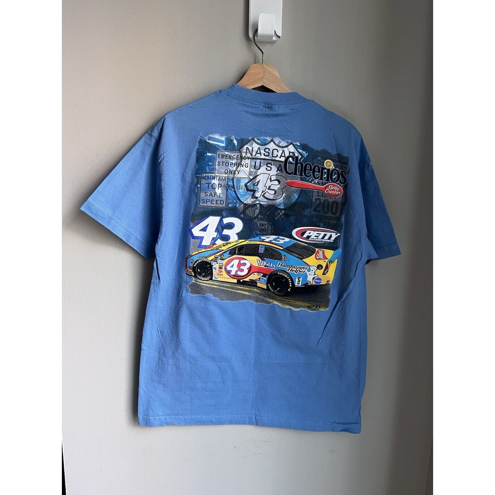 NASCAR VINTAGE NASCAR BOBBY LABONTE #43 CHEERIOS CHEX RACING TEE Size US L / EU 52-54 / 3 - 3 Thumbnail