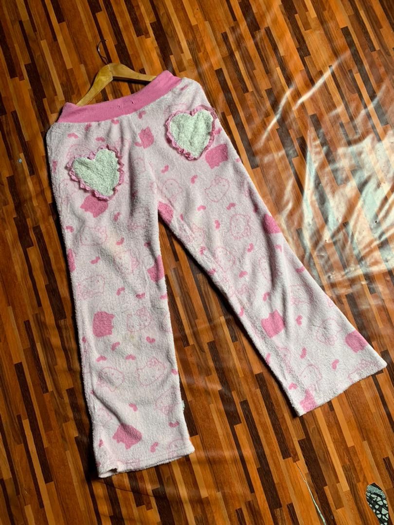 Vintage p4 Vintage SUPER CUTE HELLO KITTY PAJAMA PANTS Size US 32 / EU 48 - 1 Thumbnail