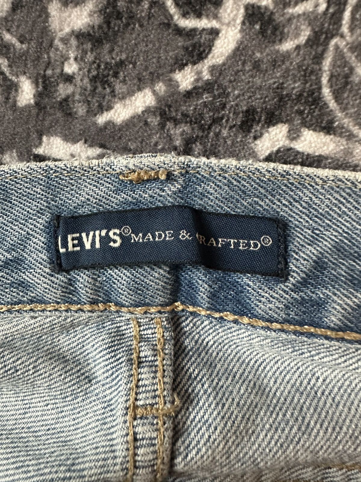 Levi's × Levi's Made & Crafted × Levi's Vintage Clothing SUPER RARE VINTAGE LEVI'S MADE & CRAFTED BLUE TAB 501 DENIM Size US 30 / EU 46 - 5 Thumbnail
