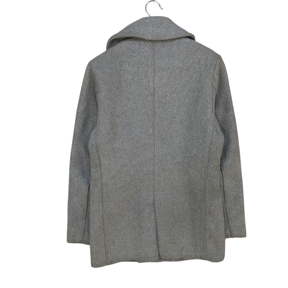 Schott 🔥VTG SCHOTT U.S. 740N PEA COAT GREY WOOL JACKET Size US S / EU 44-46 / 1 - 6 Thumbnail