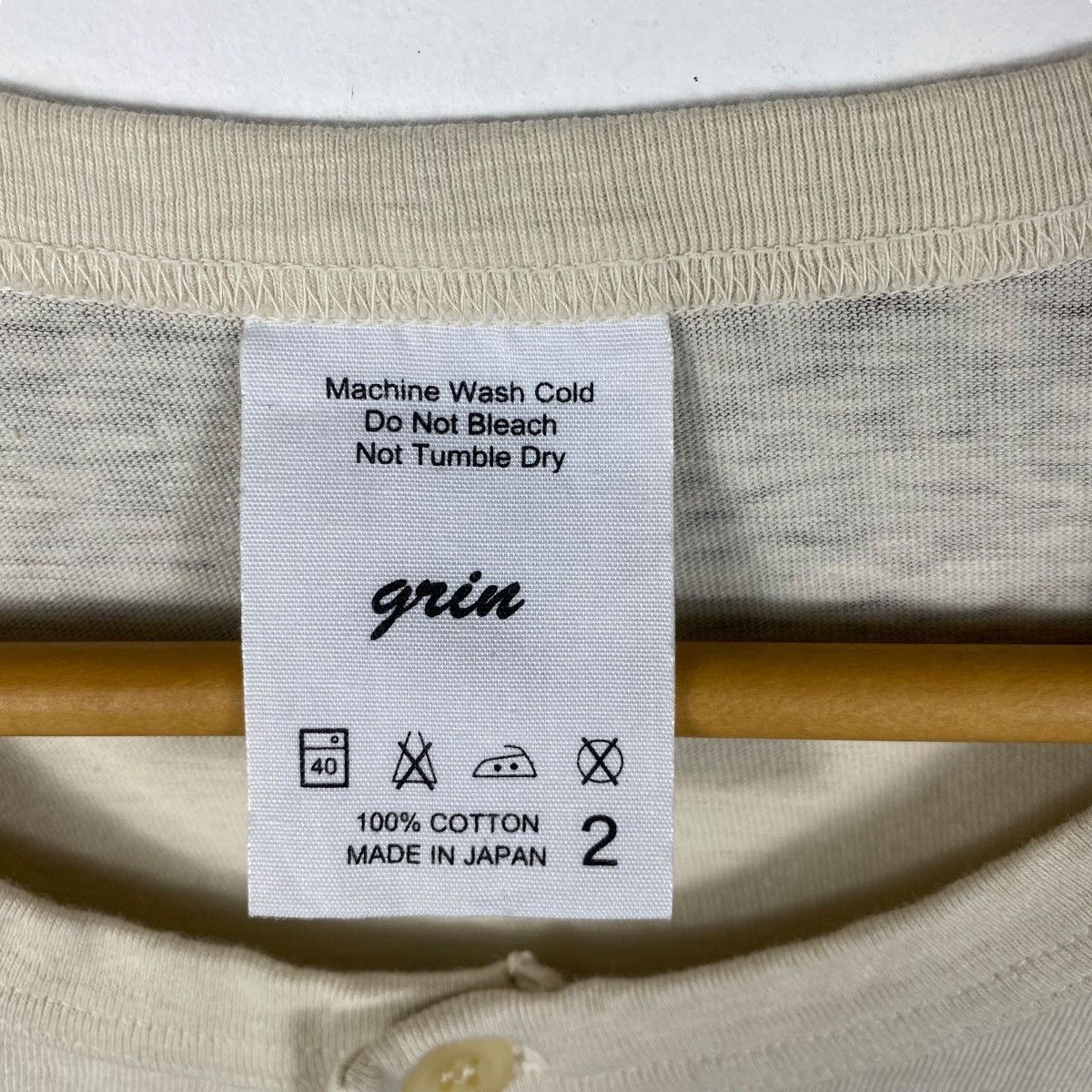 Japanese Brand Japanene Brand GRIN Striped Women Ss Button Tops Size M / US 6-8 / IT 42-44 - 5 Thumbnail