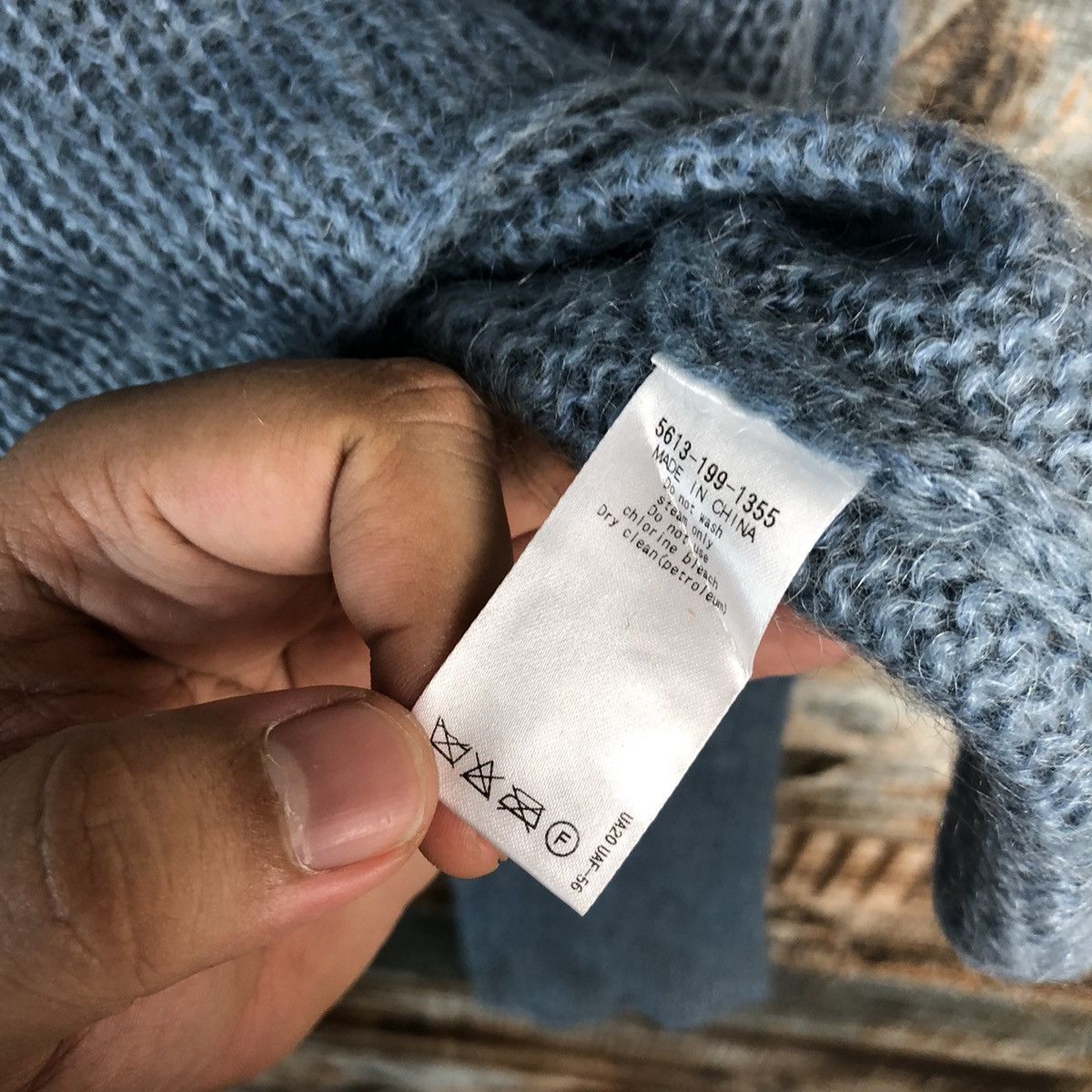 Vintage Anathen Edition Blue Knitwear #A1249 Size M / US 6-8 / IT 42-44 - 11 Thumbnail