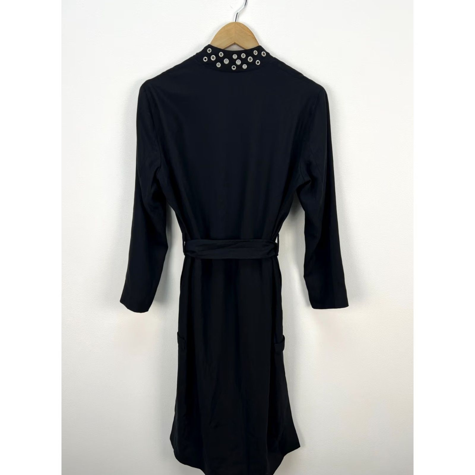 Allsaints AllSaints Kimono Womens XS Black Kady Open Front Women Size Size XS / US 0-2 / IT 36-38 - 4 Thumbnail