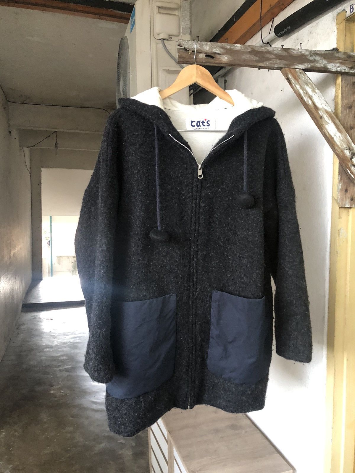Issey Miyake Tumori Chisato by Issey Miyake Soft Wool Gothic Long Jacket Size L / US 10 / IT 46 - 4 Thumbnail