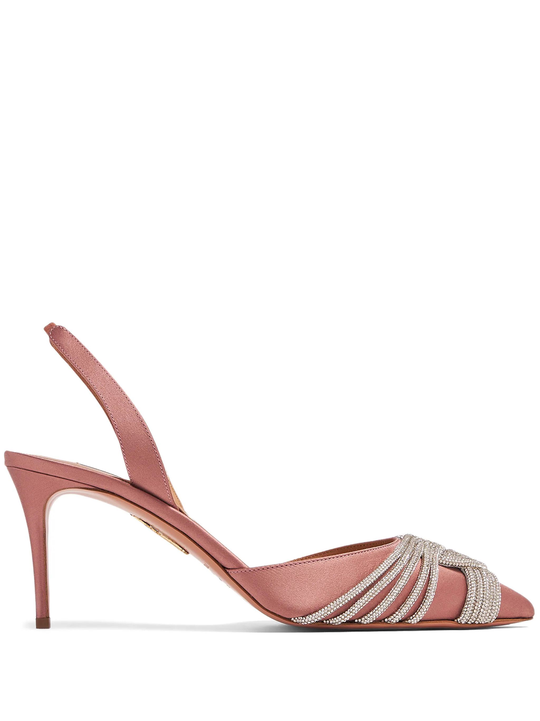 Aquazzura o1srvl11e1024 Pump in Pink Size US 11 / IT 41 - 2 Thumbnail