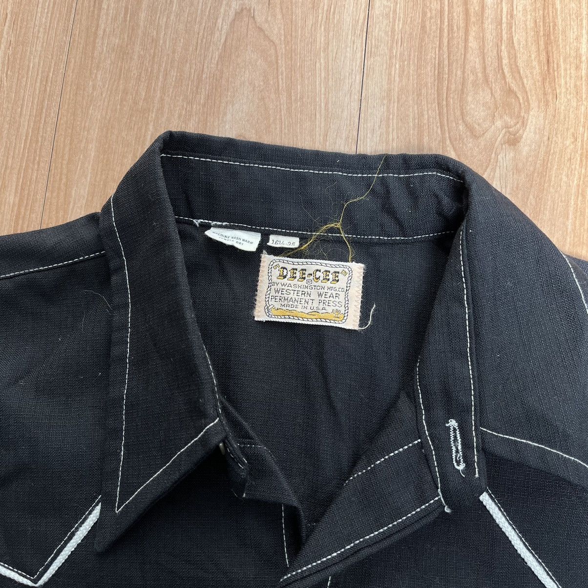 Cowboy Equipment Dead Stock 70s DEE-CEE Western Snap Button Shirt Size US L / EU 52-54 / 3 - 6 Thumbnail