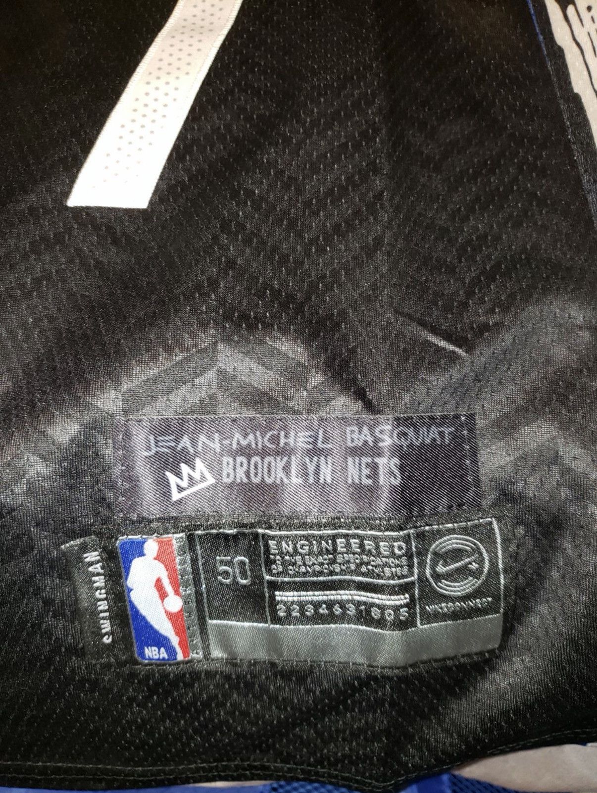 Nike Nike NBA BrooklynNets 20-21 Crown County City Edition jersey Size US L / EU 52-54 / 3 - 3 Thumbnail