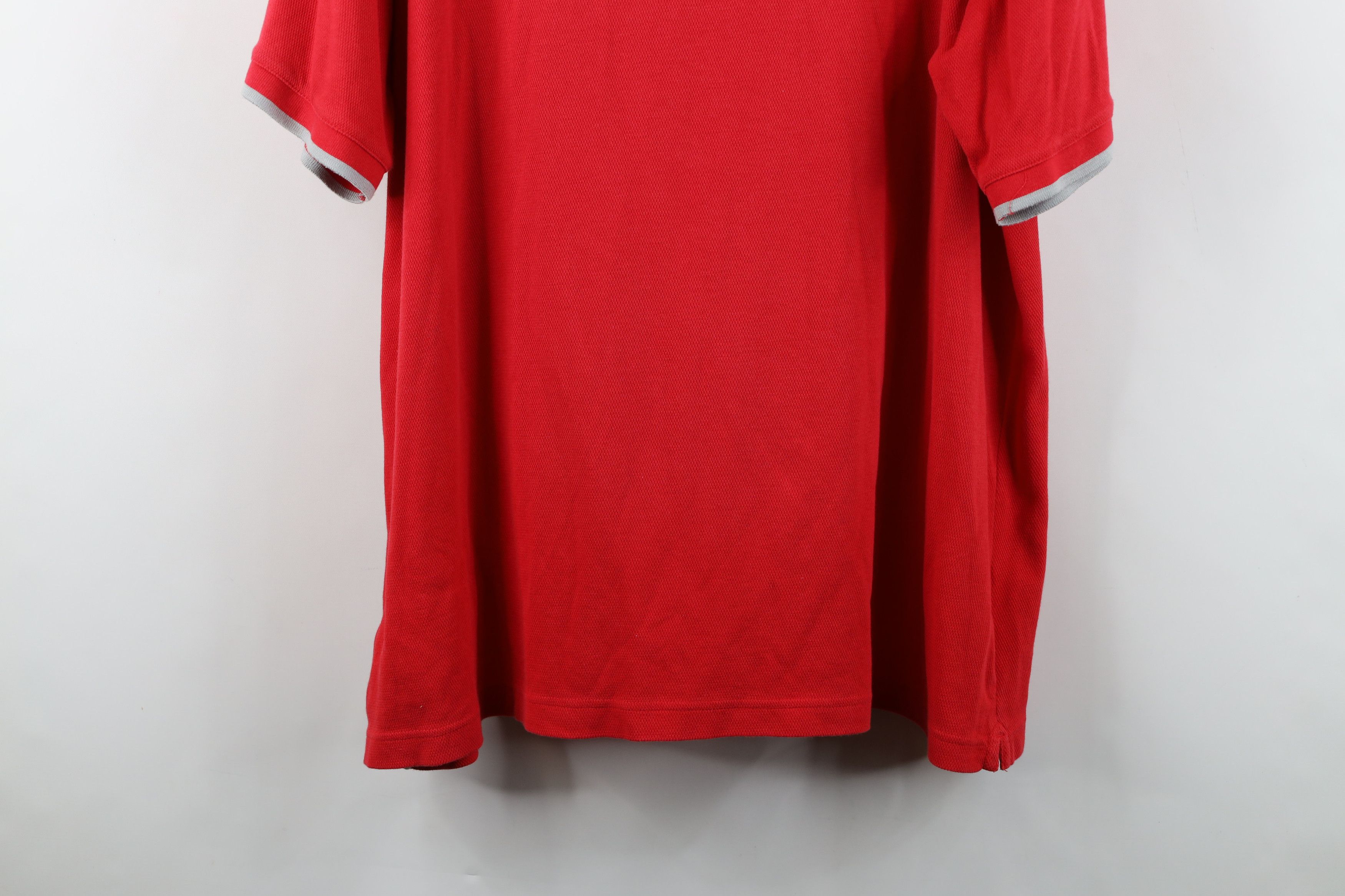 Nike Vintage Nike Mini Swoosh Ohio State University Knit Polo Size US XXL / EU 58 / 5 - 14 Thumbnail