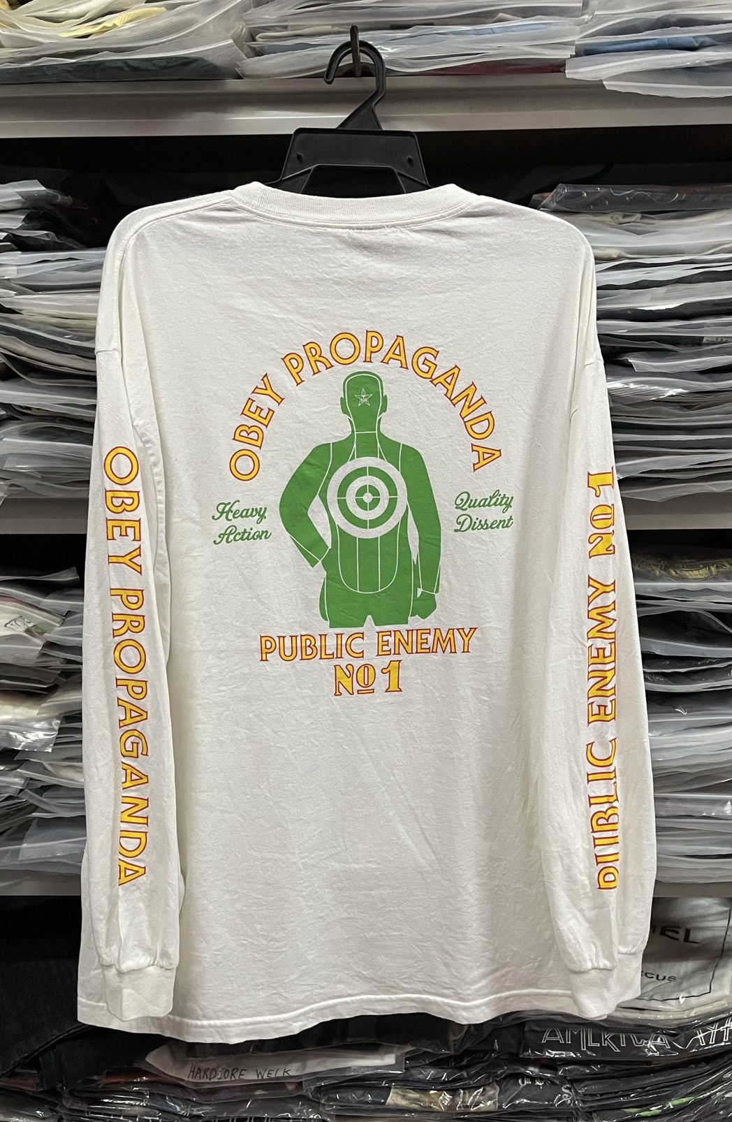 Obey Obey x Public Enemy Long Sleeve🔥🔥🔥 Size US XL / EU 56 / 4 - 6 Thumbnail