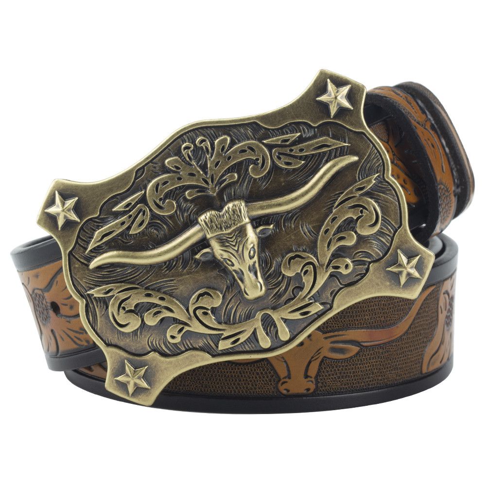 Designer Retro Vintage Belt Riveted Belts Menswear Accessories Size ONE SIZE - 1 Thumbnail