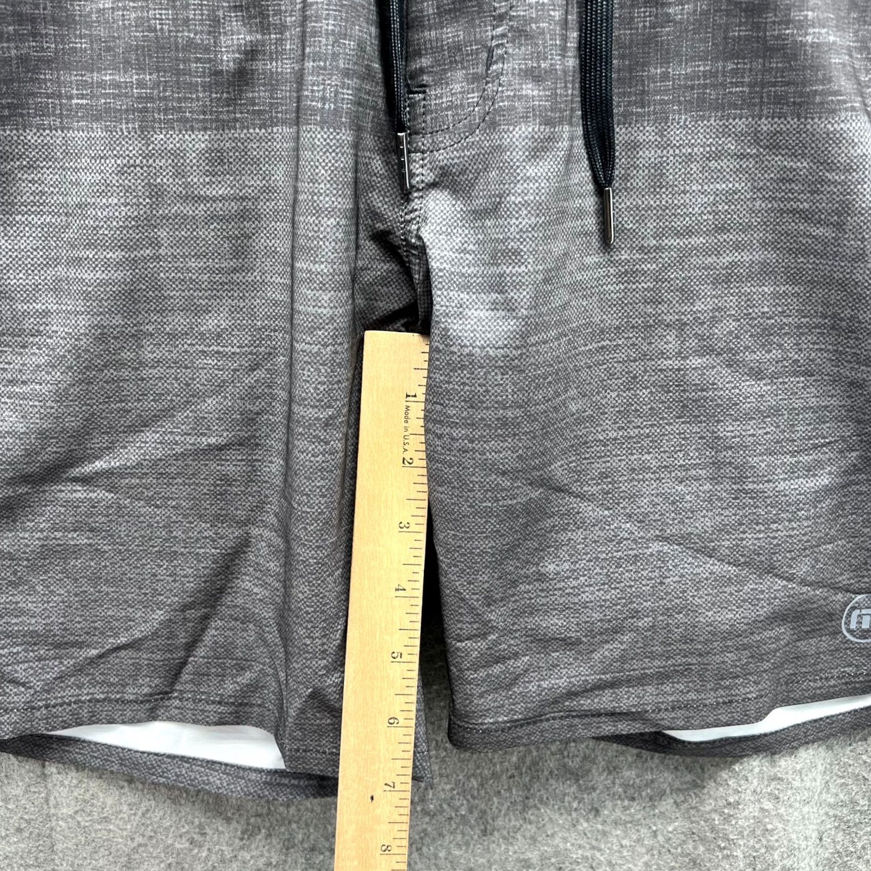 TravisMathew VINTAGE Travis Mathew Board Shorts Mens M Gray Polyester Drawstring Pockets Surfing Bottom Size US 31 - 5 Thumbnail