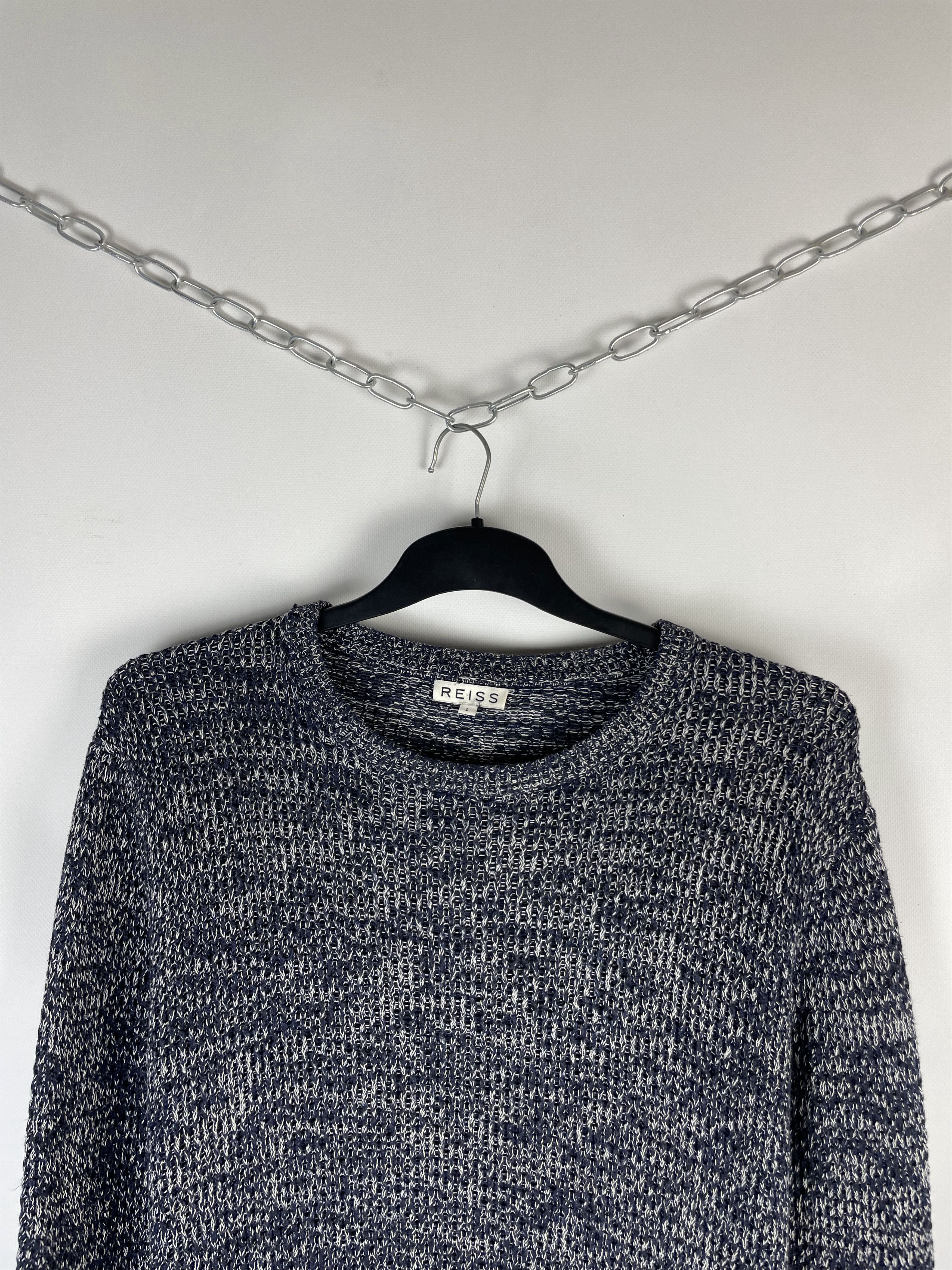 Reiss Reiss Knit Mesh Sweater Size US L / EU 52-54 / 3 - 3 Thumbnail