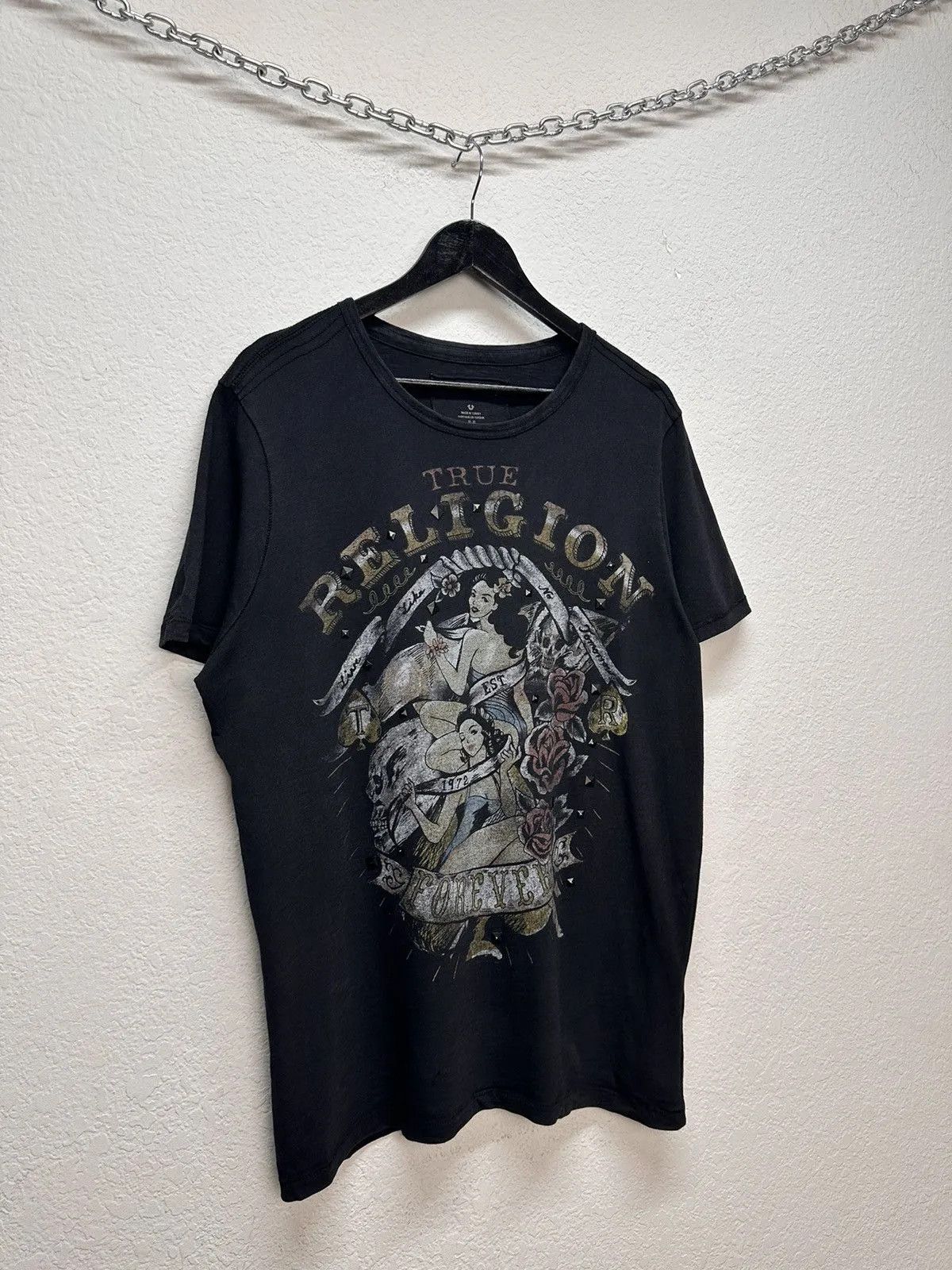Affliction Vintage True Religion USA T-shirt Y2K streetwear Japan Size US XL / EU 56 / 4 - 3 Thumbnail