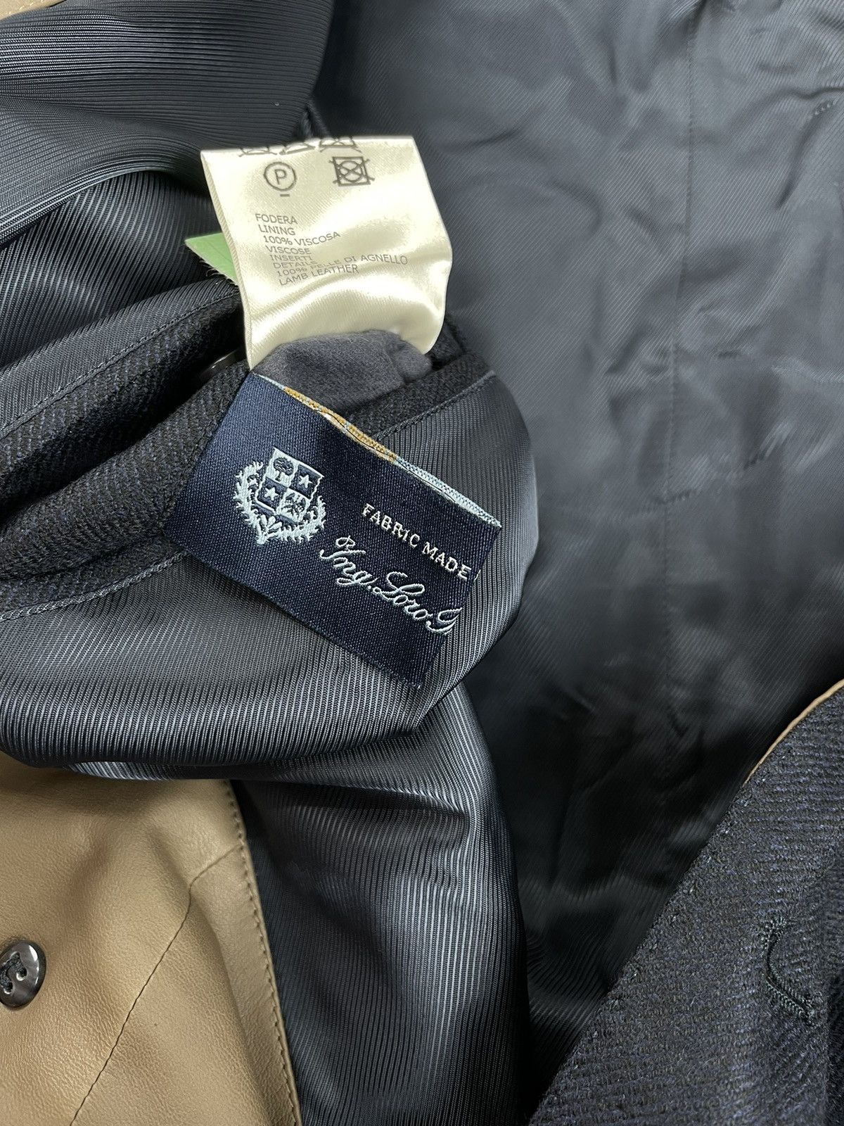 Mandelli Mandelli Wool/Cashmere ing. Loro Piana Coat Jacket Size US XL / EU 56 / 4 - 15 Thumbnail