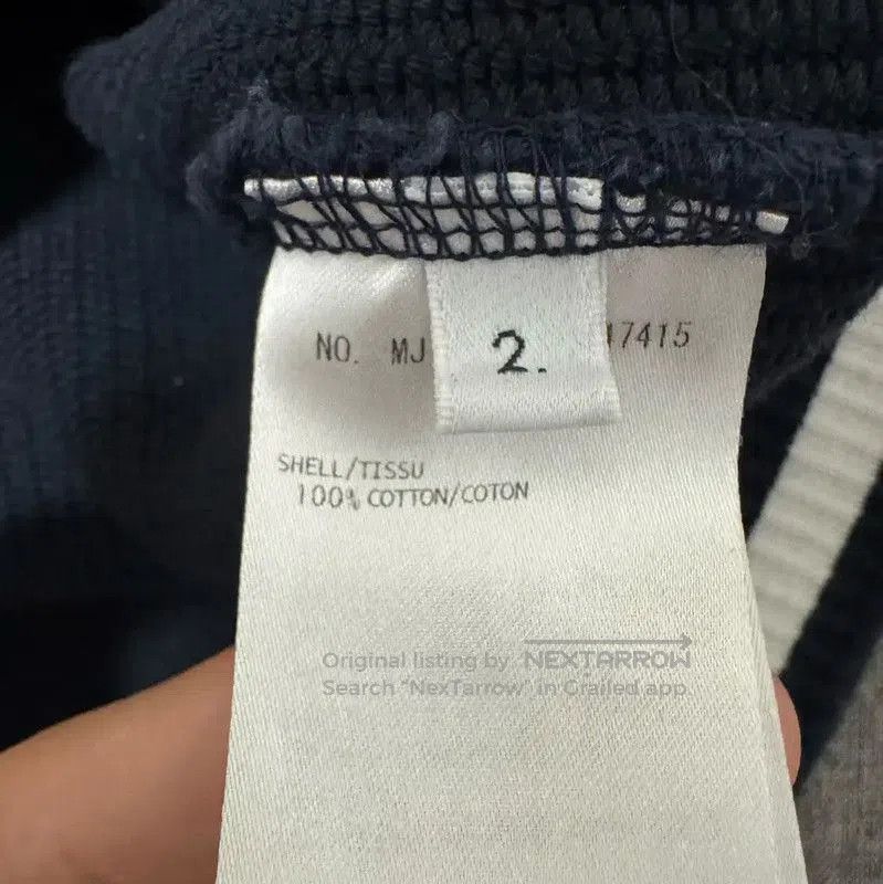 Thom Browne Thom Browne Navy Cotton Men's Sweater . Size US M / EU 48-50 / 2 - 4 Thumbnail