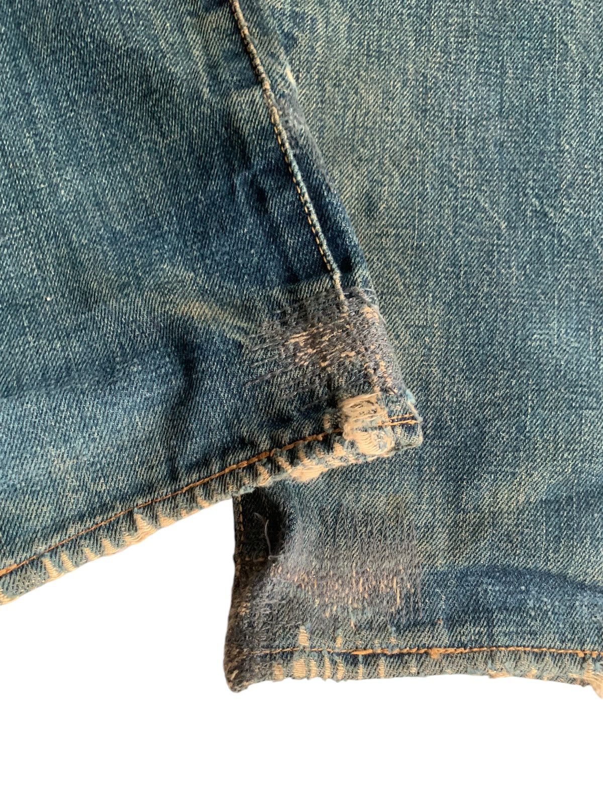 Kapital Vintage Go West Button fly Japan Selvedge distressed denim Size US 30 / EU 46 - 16 Thumbnail