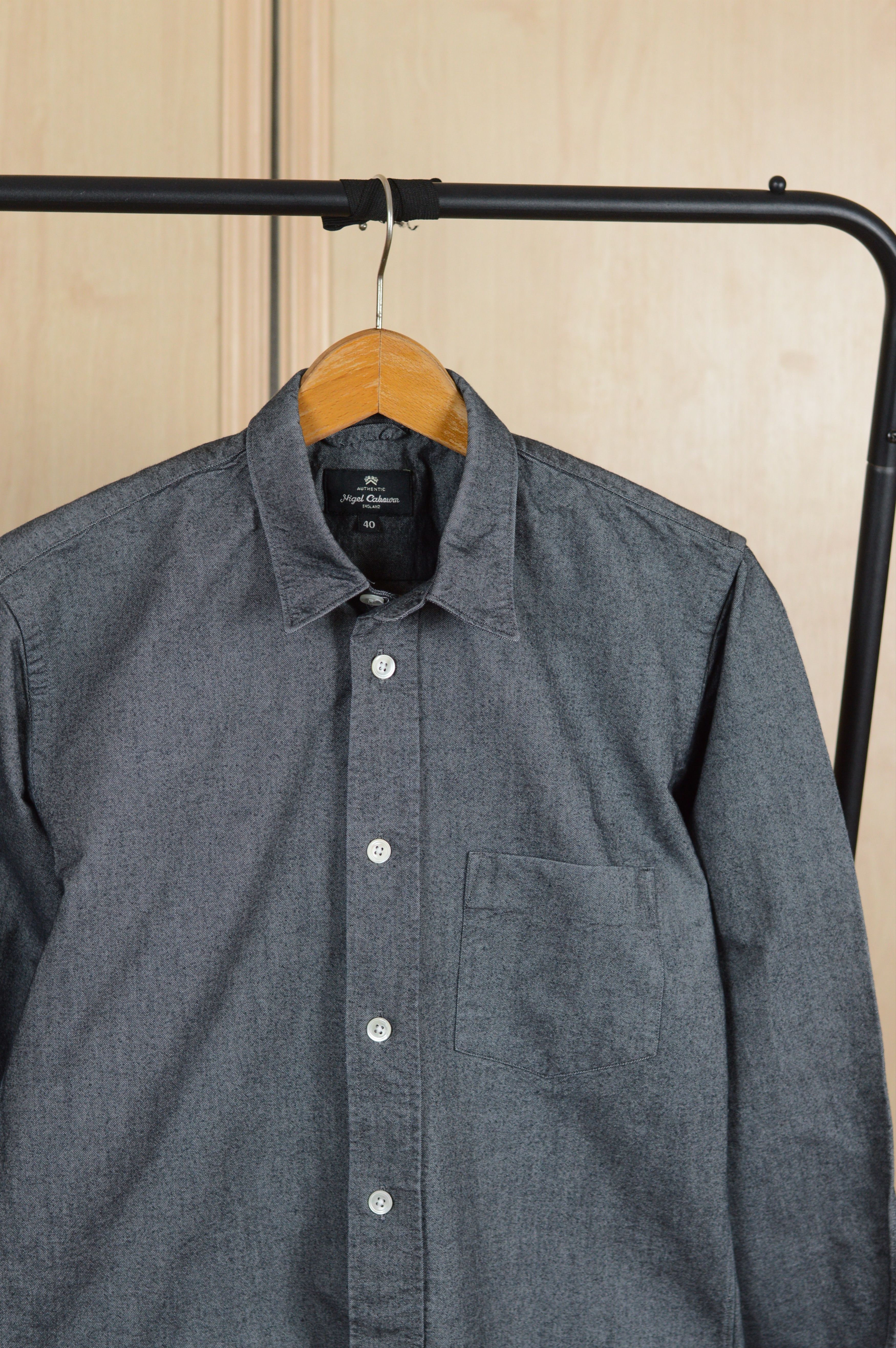 Nigel Cabourn Nigel Cabourn Long Sleeve Shirt Buttons up Size US M / EU 48-50 / 2 - 2 Thumbnail
