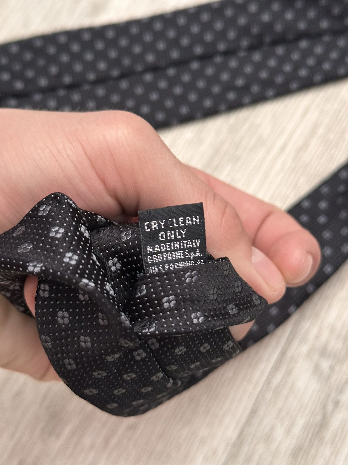 Kiton Kiton Napoli Black Tie Size ONE SIZE - 7 Thumbnail