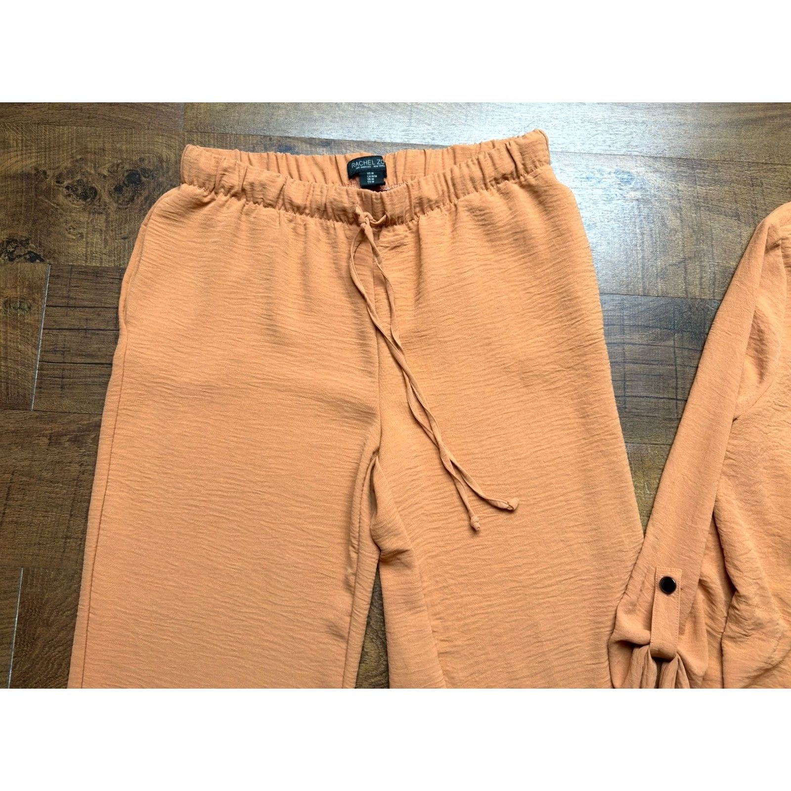 Rachel Zoe Rachel Zoe 2-Piece Pant Set With Cardigan Orange Women’s Size Medium Shirt? Size M / US 6-8 / IT 42-44 - 4 Thumbnail