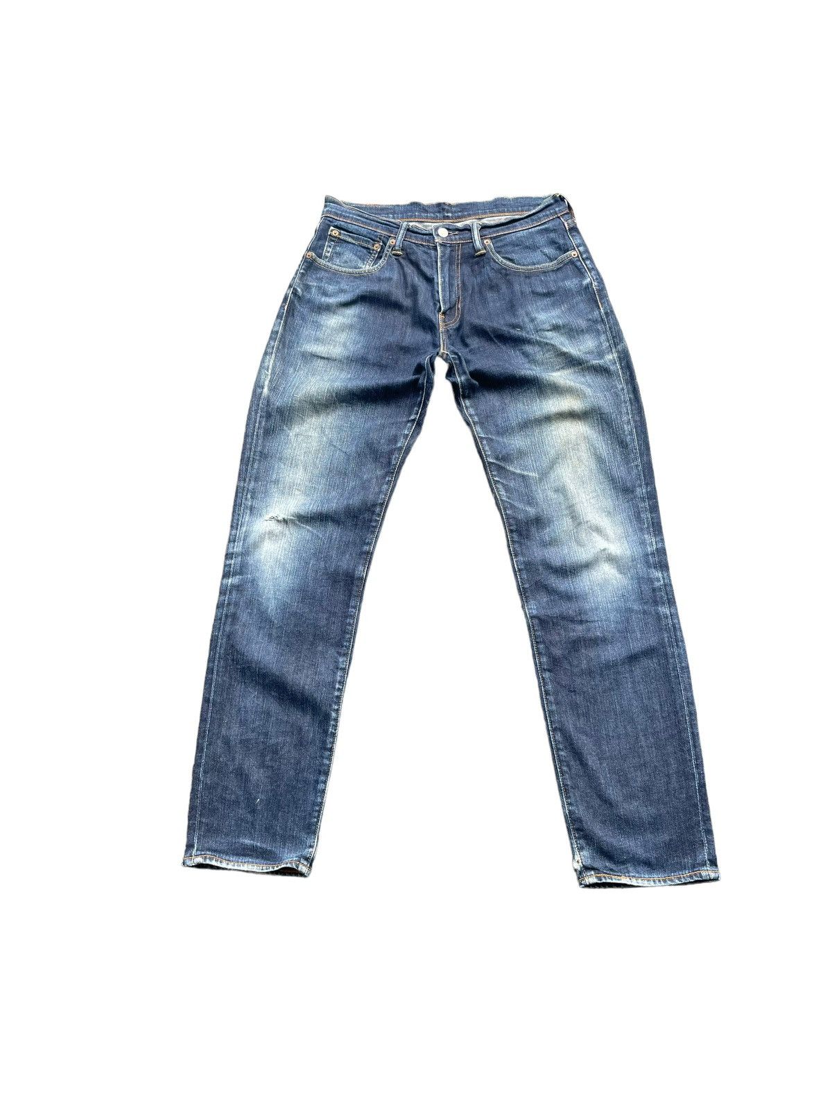 image of Archival Clothing x Distressed Denim Levis 511 Distresed Denim in Blue, Men's (Size 32)
