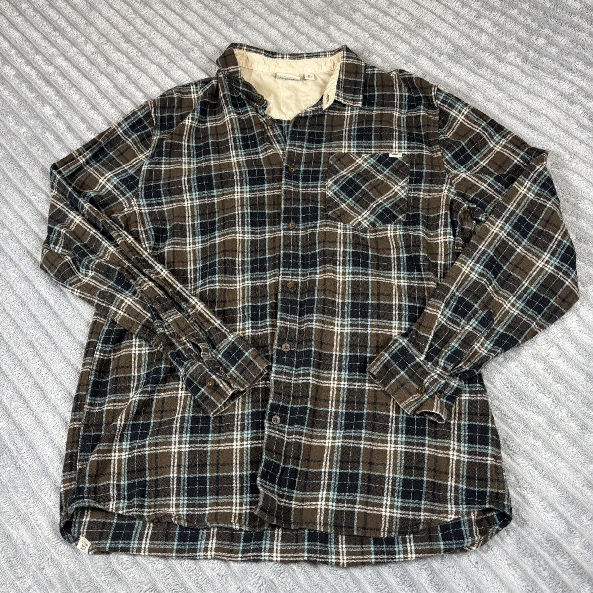 Vans Vans Shirt Mens XLarge Long Sleeve Flannel Size US XL / EU 56 / 4 - 1 Thumbnail