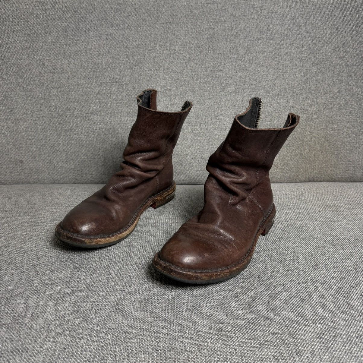 MoMA MoMA Avantgarde Back Zip Leather Guidi Style Boots Size US 7 / IT 37 - 1 Thumbnail