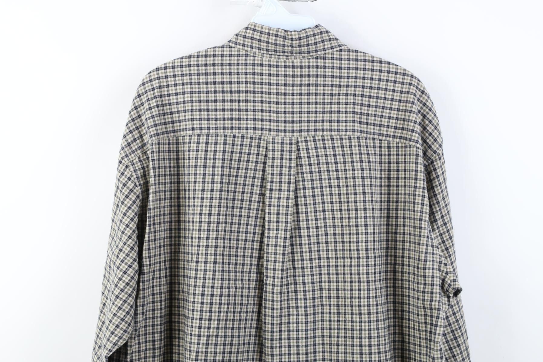 J.Crew Vintage 90s J Crew Collared Button Down Shirt Plaid Cotton Size US M / EU 48-50 / 2 - 10 Thumbnail