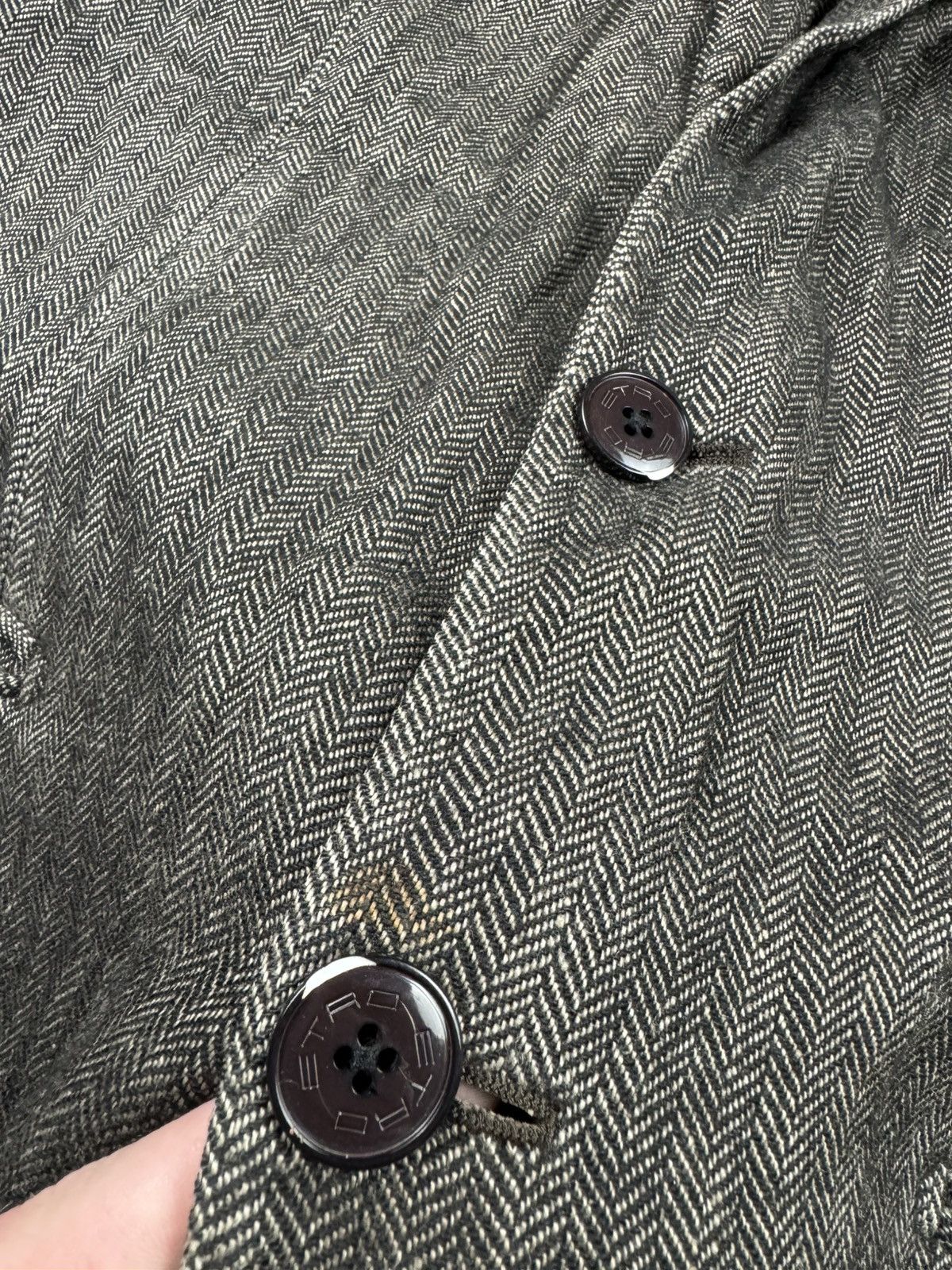 Etro Men's ETRO Tweed Wool Plaid Luxury Blazer Jacket Size 50 Size 40R - 7 Thumbnail