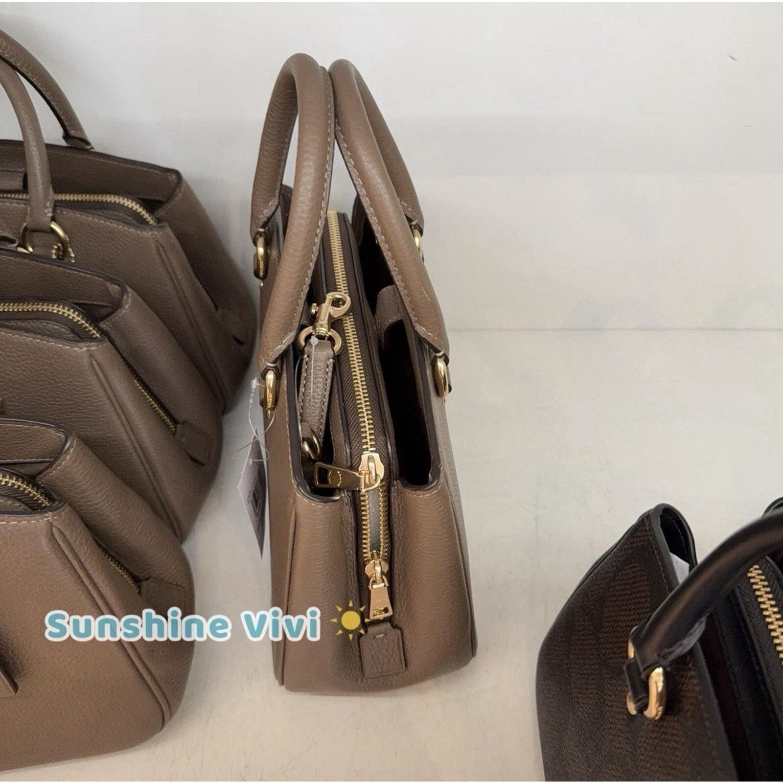 Coach NWT Coach Small Savannah Leather Carryall Satchel CAL54 Size ONE SIZE - 2 Thumbnail
