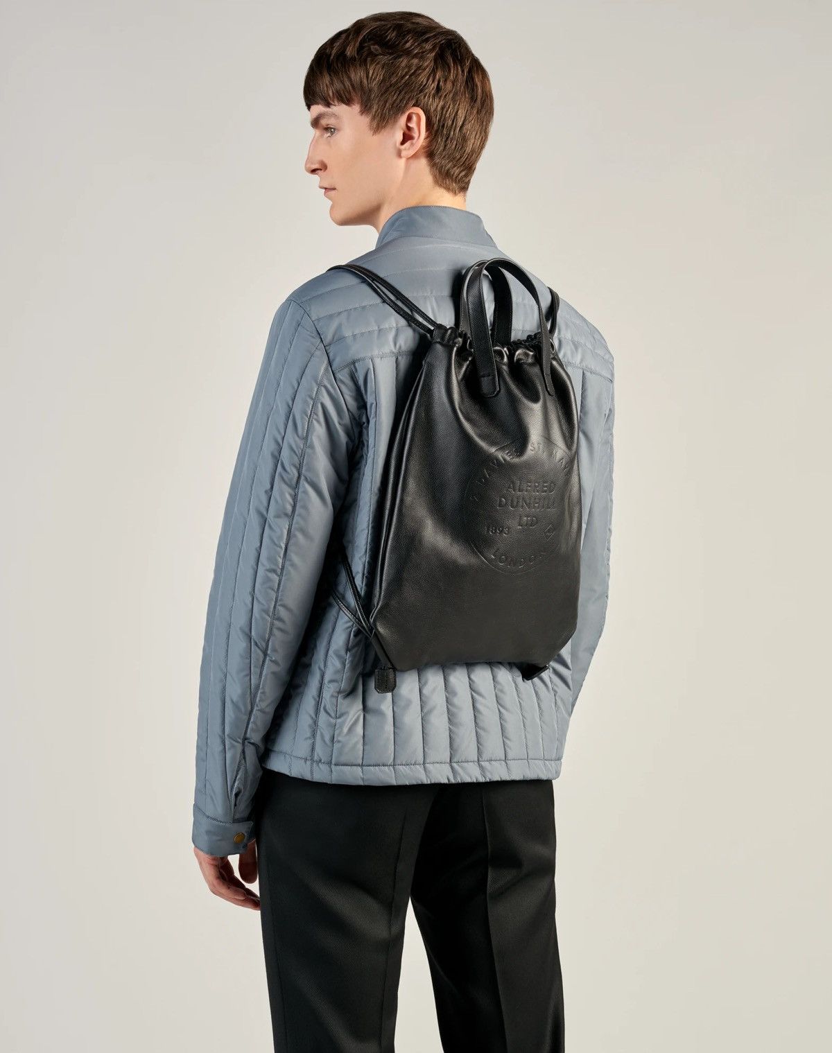 Alfred Dunhill Dunhill Chiltern Drawstring Bag Black Size ONE SIZE - 1 Thumbnail