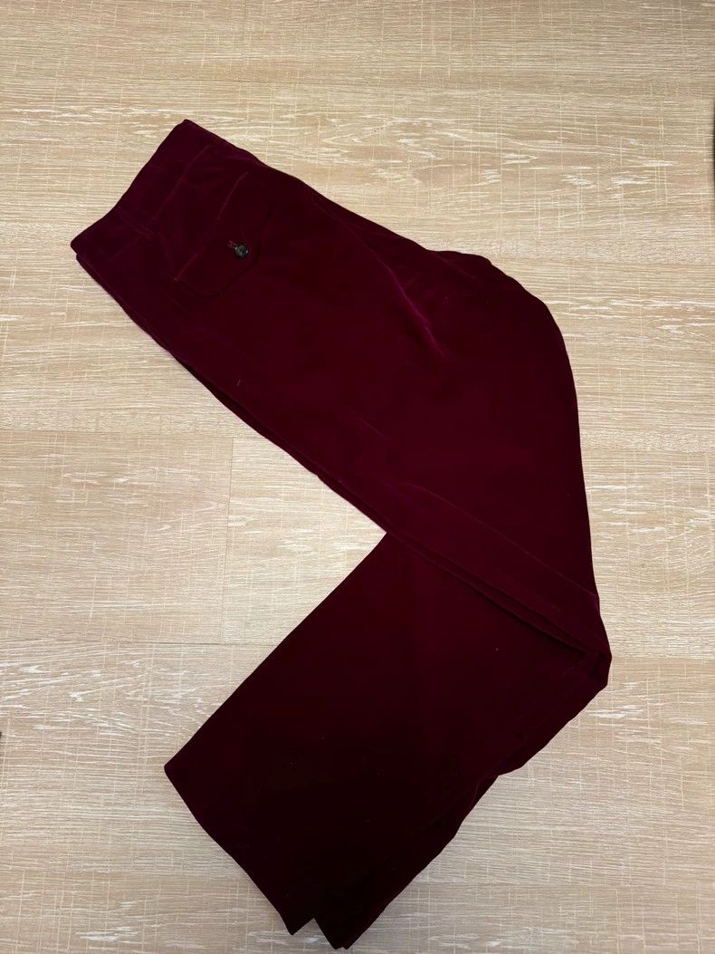 Comme des Garcons Comme Des Garcons MDeep red velvet suit set 2502-Nextarrow Size US M / EU 48-50 / 2 - 2 Thumbnail