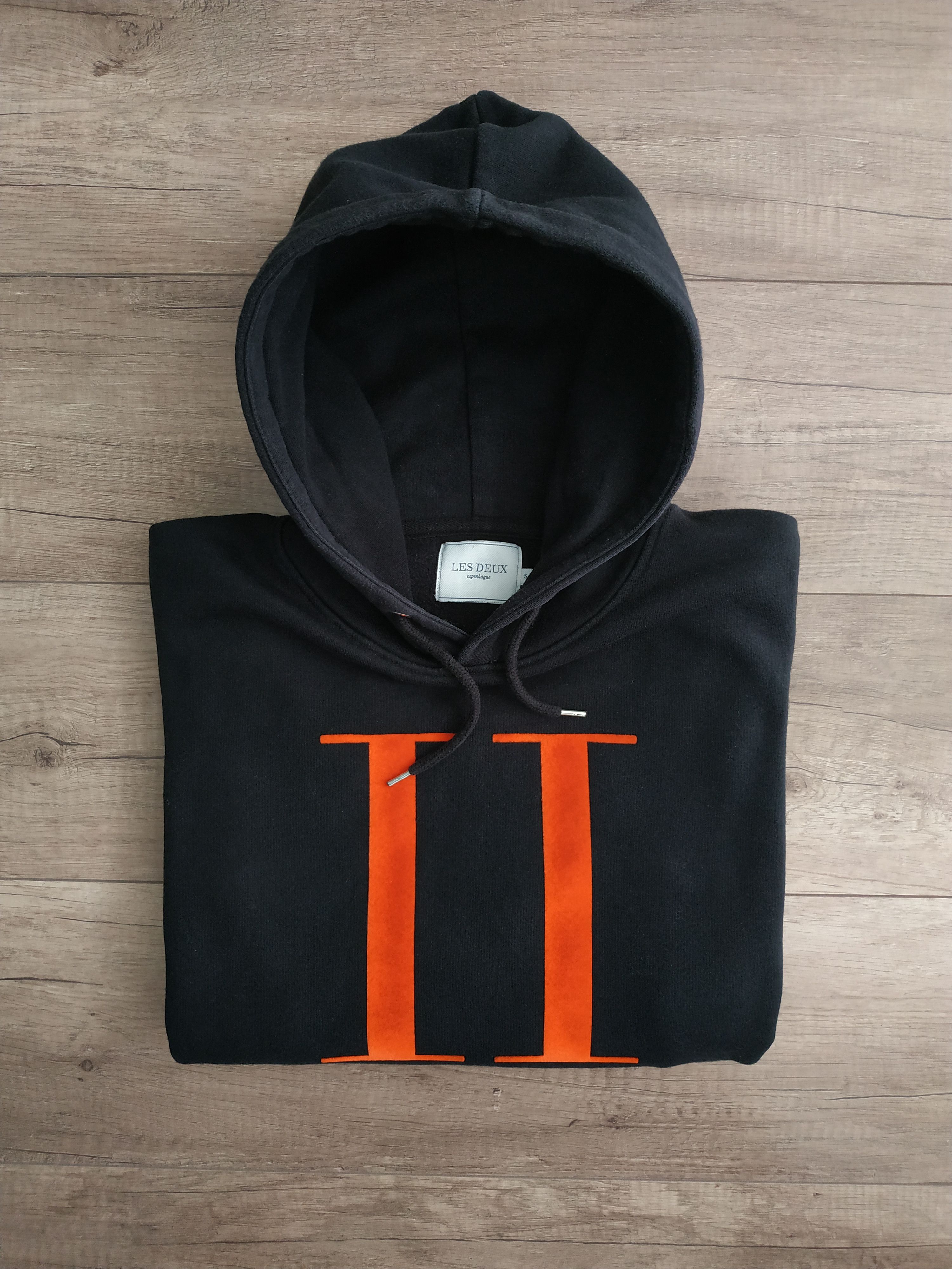 Les Deux Les Deux Front Plush Logo Men's Hoodie, s. SMALL Size US S / EU 44-46 / 1 - 4 Thumbnail
