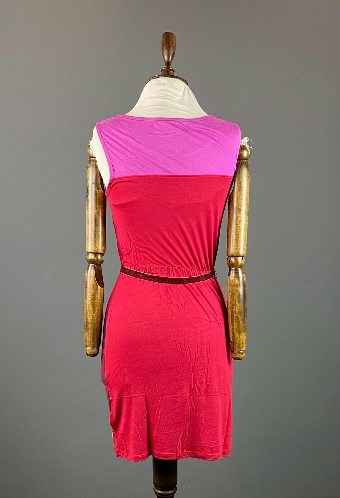 Desigual NWT Desigual Red Dotted Belted A-Line Dress Size S Size S / US 4 / IT 40 - 6 Thumbnail