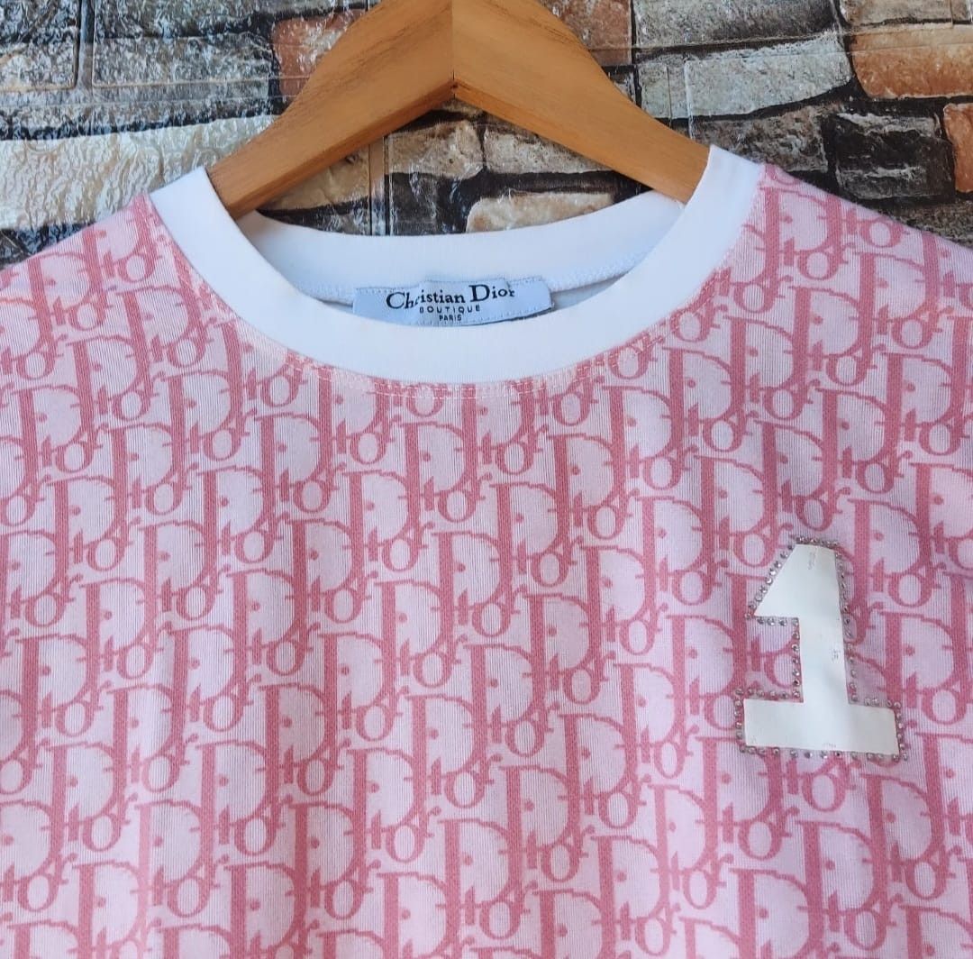 Christian Dior Monsieur Vintage Christian Dior Monogram Tshirt Size M / US 6-8 / IT 42-44 - 6 Thumbnail