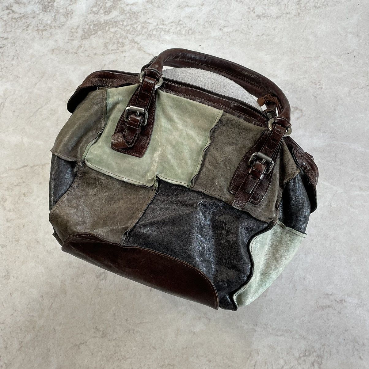 Japanese Brand × Other A.S.98 Airstep Patchwork Multicolor Leather Bag Size ONE SIZE - 14 Thumbnail