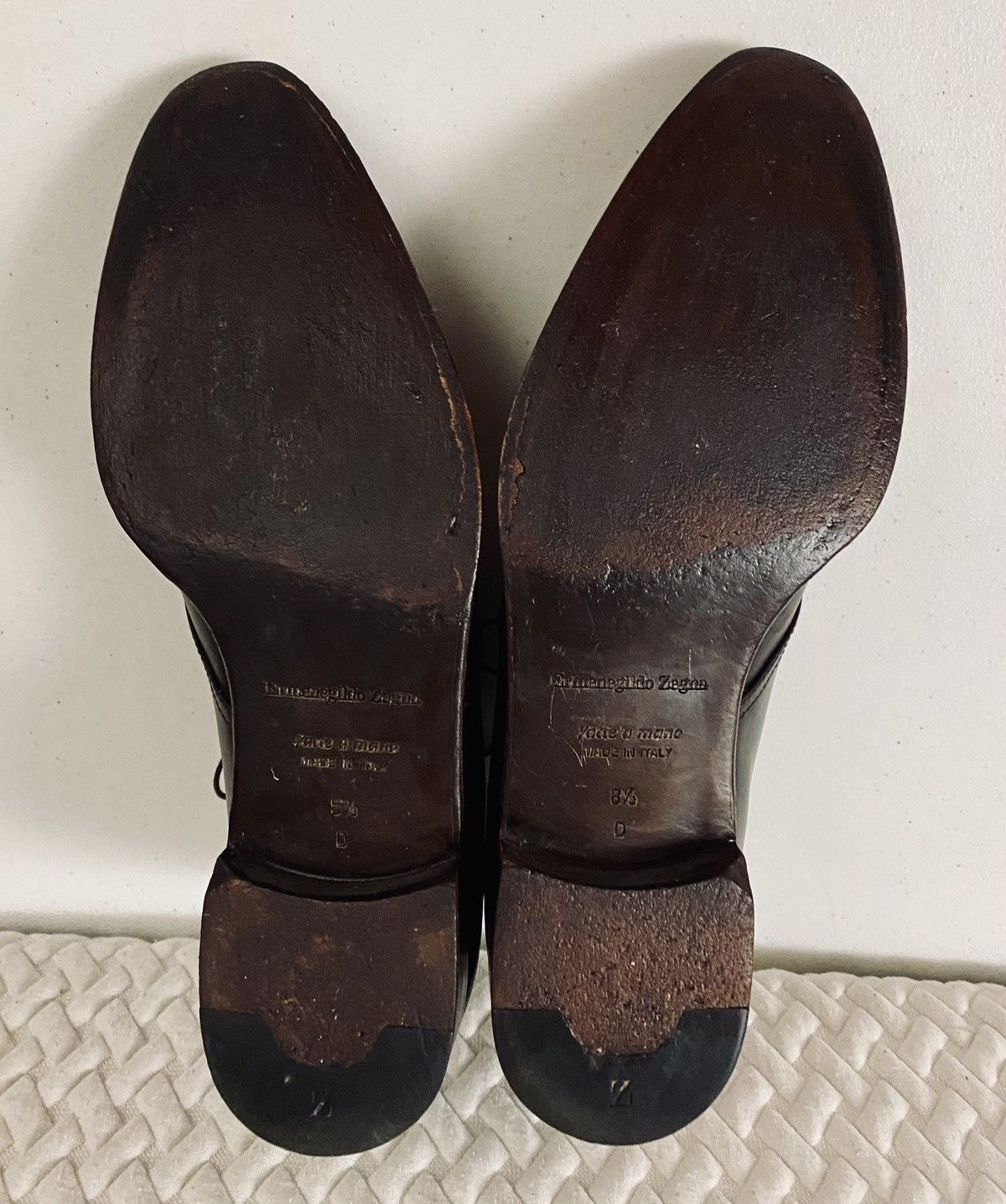 Ermenegildo Zegna Ermenegildo Zegna 🇮🇹 Dk Brown Calfskin Chukka Boots 8.5 D VGC Size US 8.5 / EU 41-42 - 10 Thumbnail