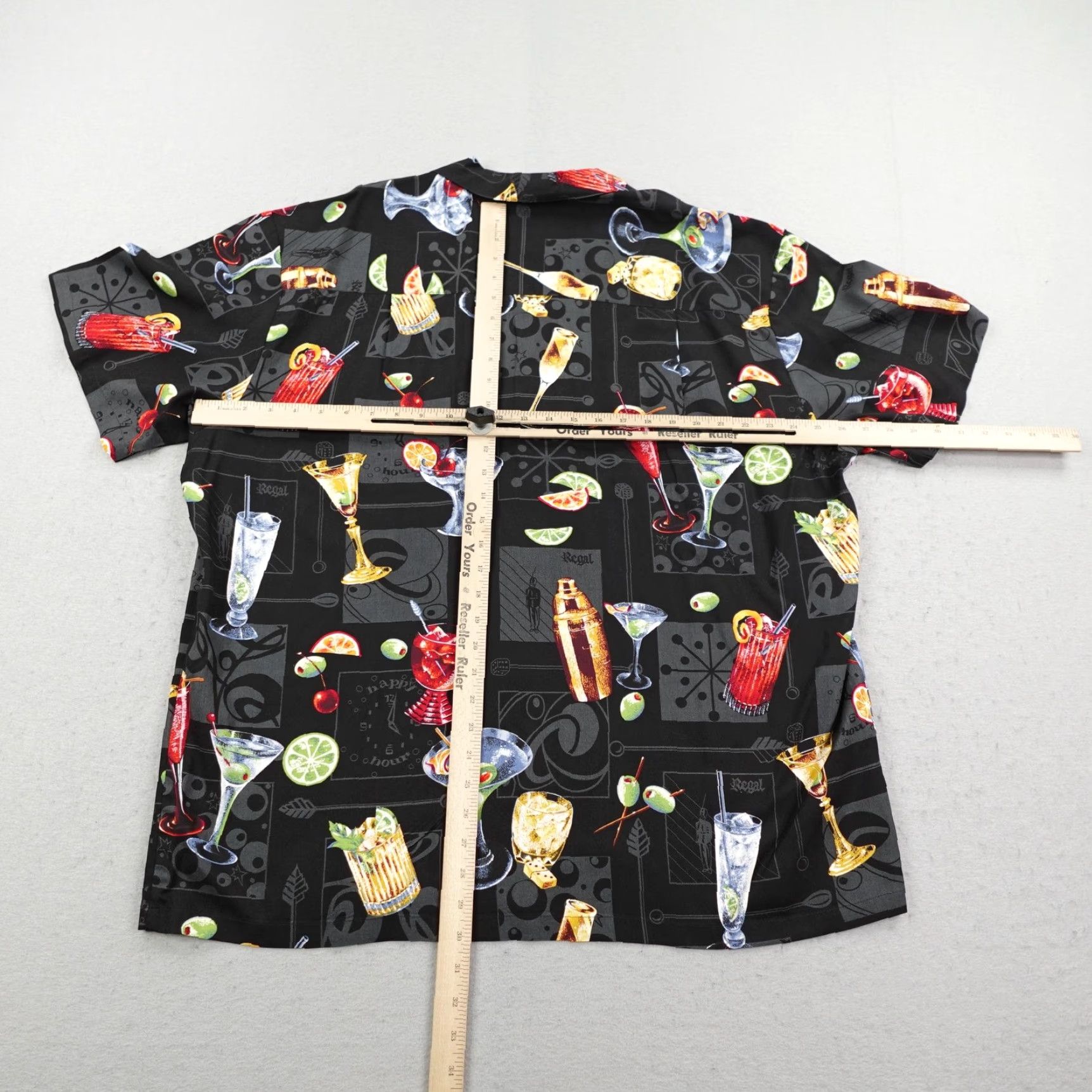 Paradise Found Vintage Paradise Found Shirt Mens XL Black Cocktail Hawaiian Aloha Button Up Size US XL / EU 56 / 4 - 5 Thumbnail