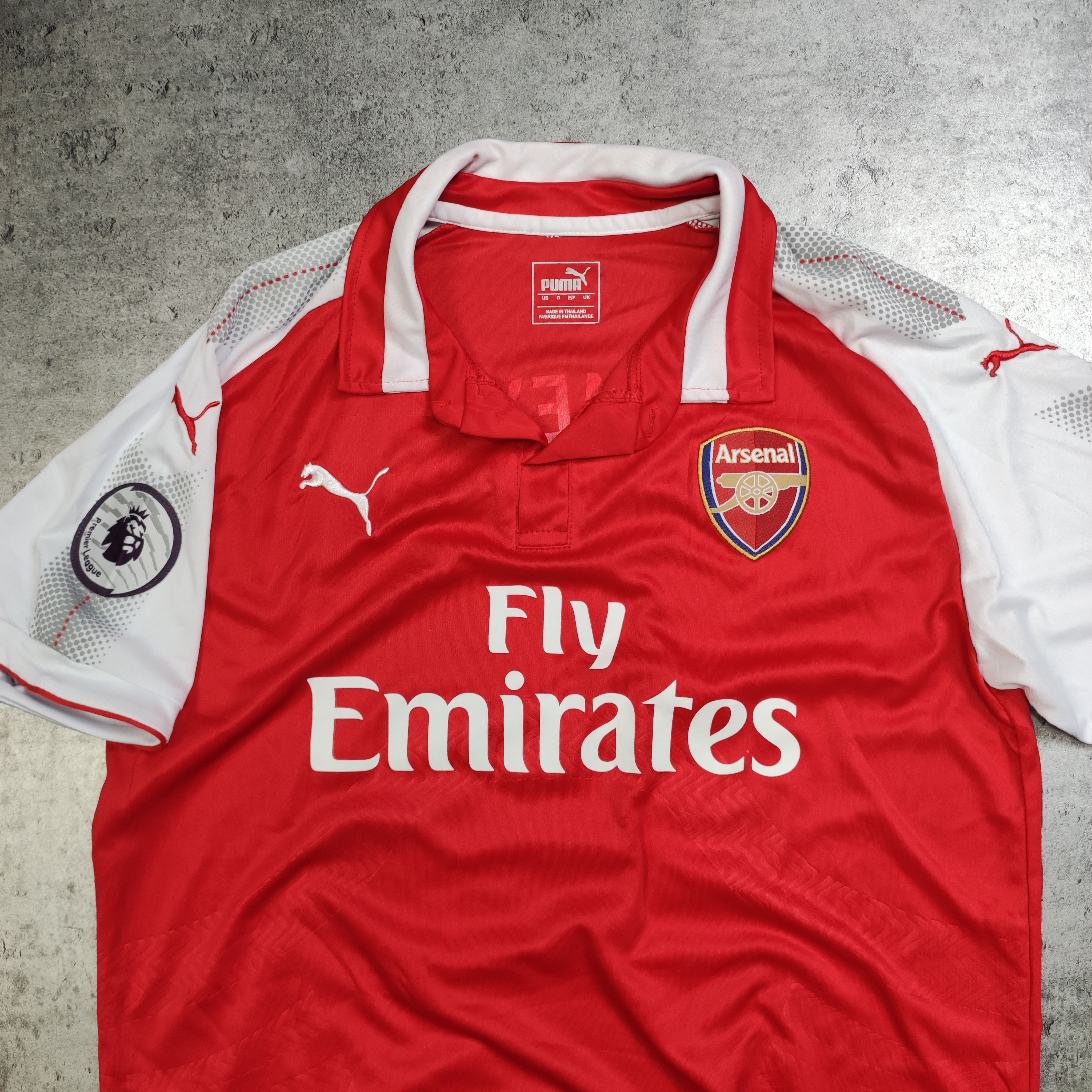 Vintage Arsenal London Puma Football Longsleeve #14 Aubameyang Kit Size US M / EU 48-50 / 2 - 4 Thumbnail