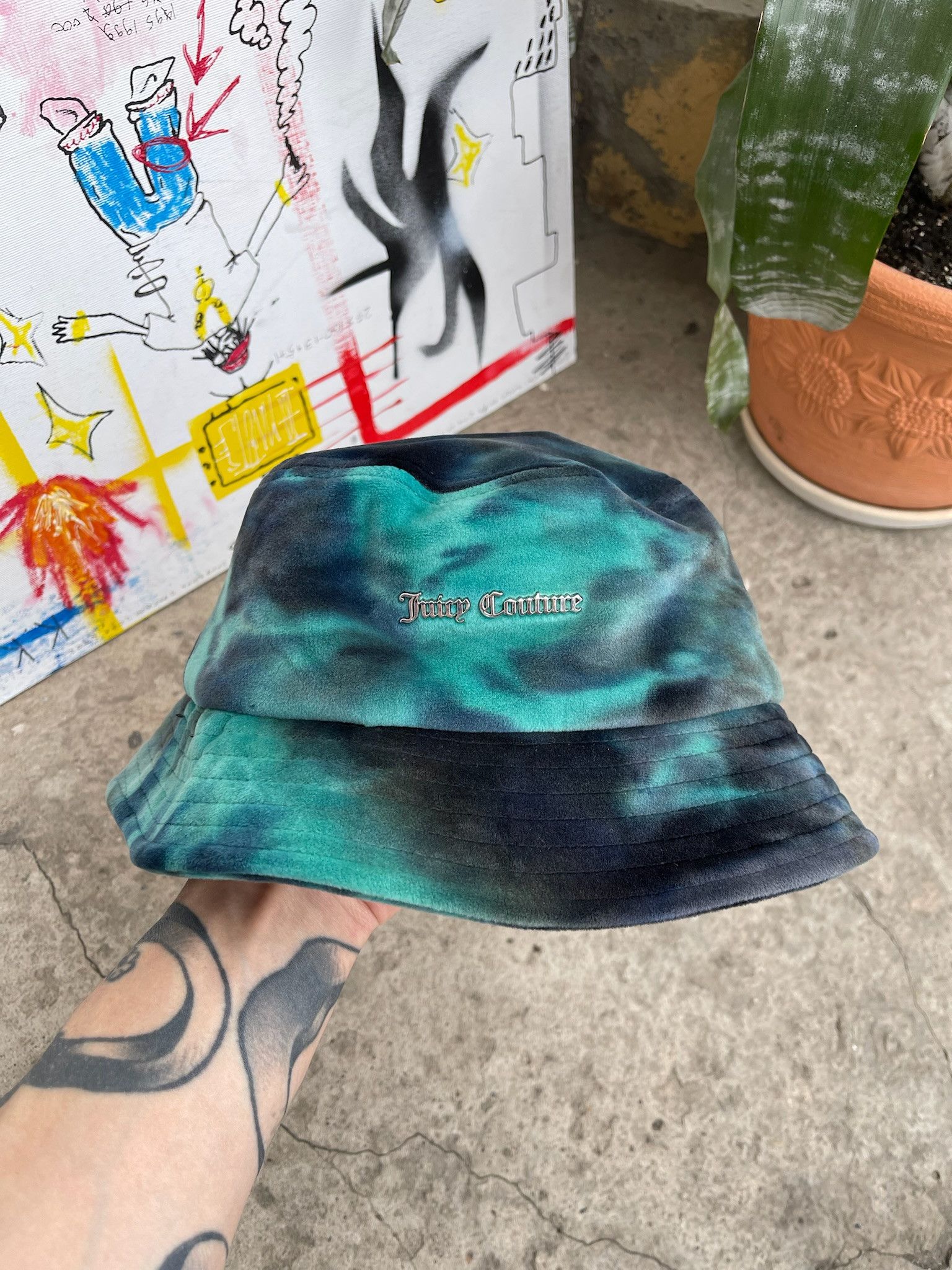 Juicy Couture Juicy Couture Bucket Hat Cap Cloth JC y2k Size ONE SIZE - 2 Thumbnail