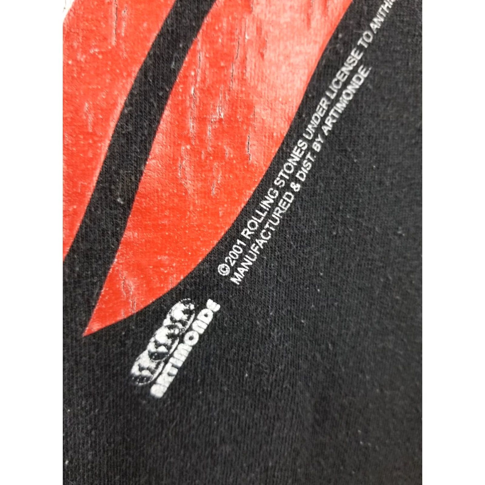 Vintage VINTAGE 2001 ROLLING STONES ROCK BAND TOUR BLACK T-SHIRT XLARGE Mens XL Black T-Shirt 2001 Rock Band Tour Vintage Unbranded US Made US Rock Size US XL / EU 56 / 4 - 3 Thumbnail