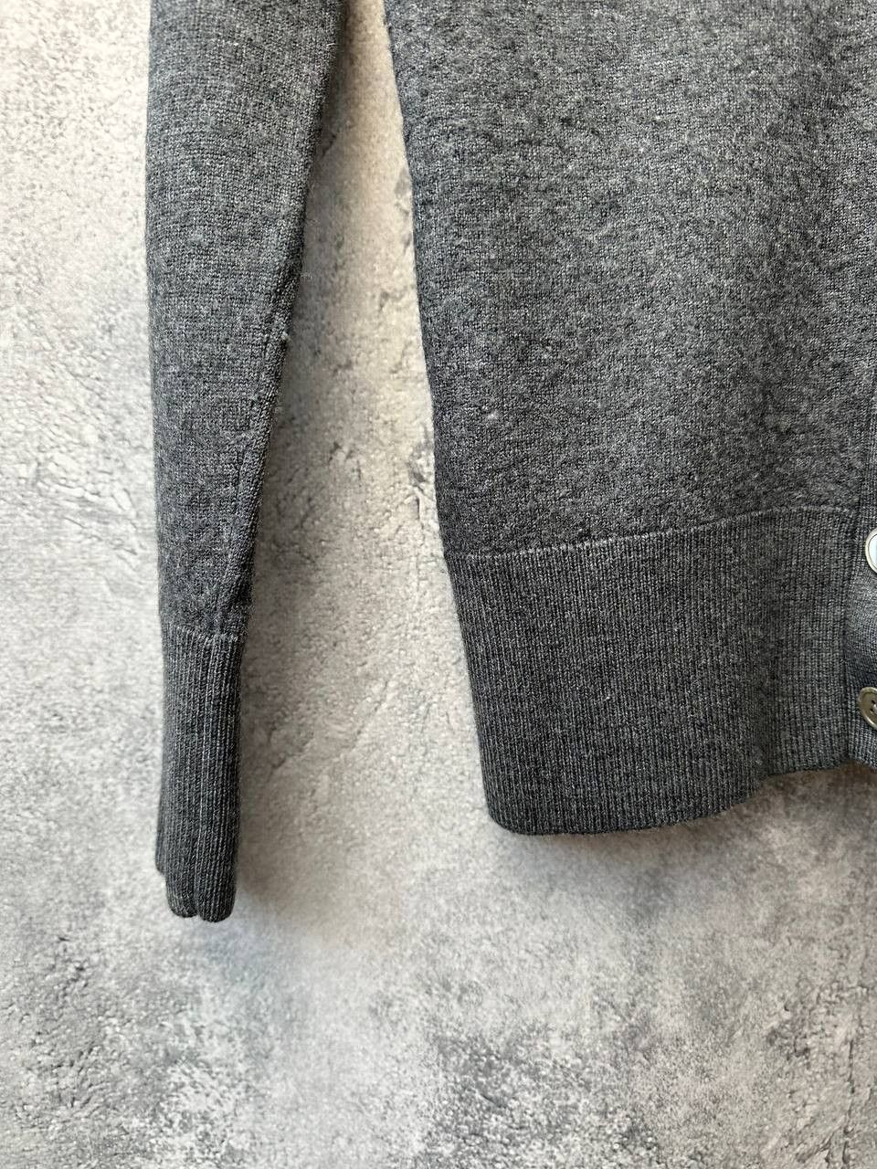 Ralph Lauren Sport × Vintage Ralph Lauren Sport Wool Cardigan Vintage Gray Long Sleeve Size M / US 6-8 / IT 42-44 - 7 Thumbnail