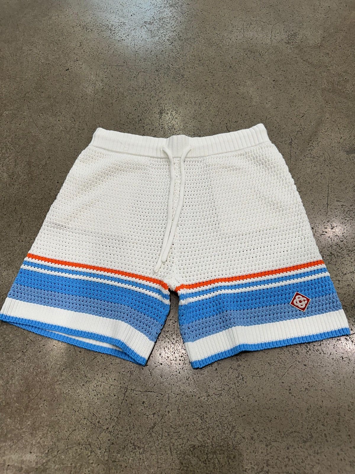 Casablanca CASABLANCA - Cotton Tennis Crochet Shorts Size US 32 / EU 48 - 1 Thumbnail