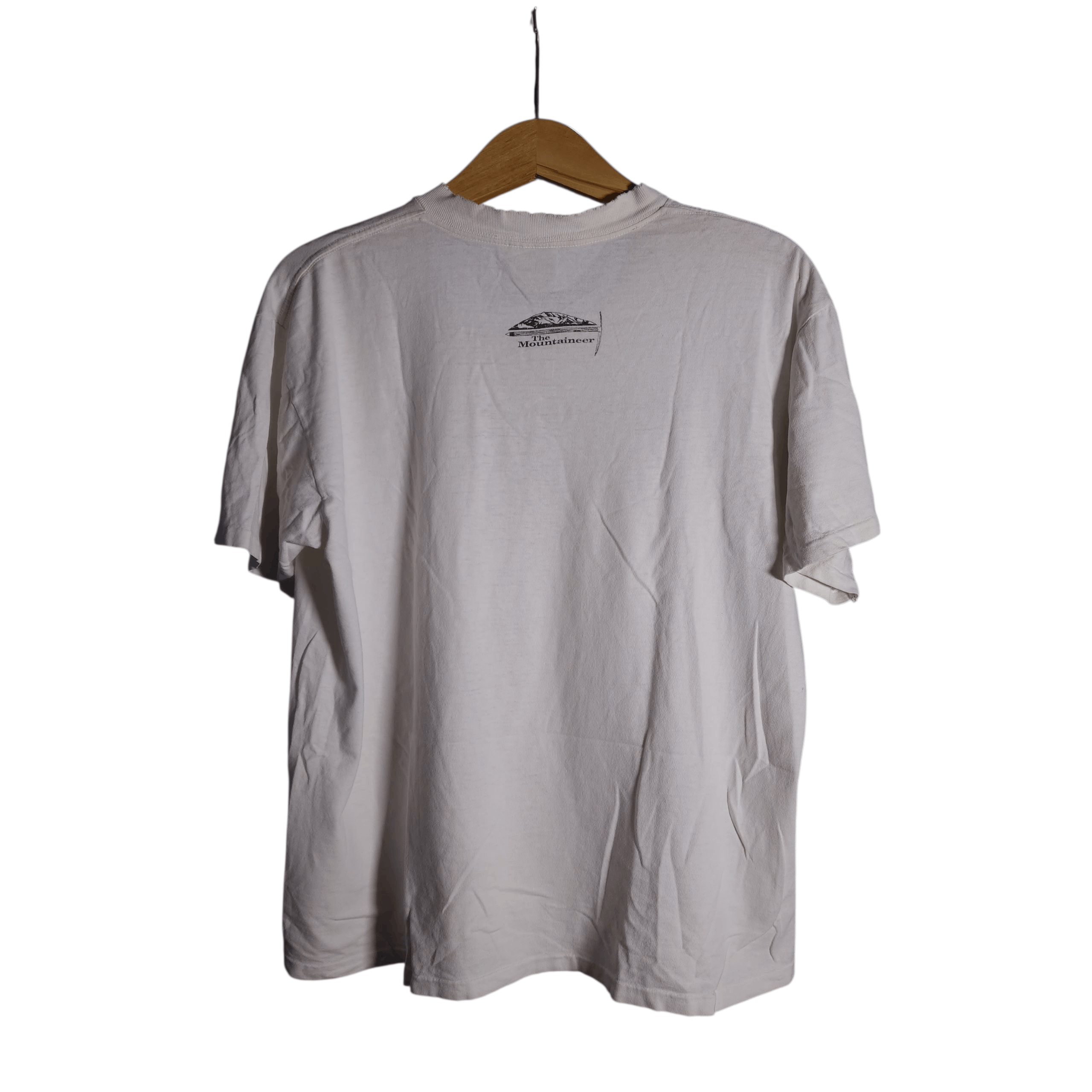 Vintage Rare Vintage 90s Recycle tees The Mountaineer 1991 shirts Size US L / EU 52-54 / 3 - 4 Thumbnail