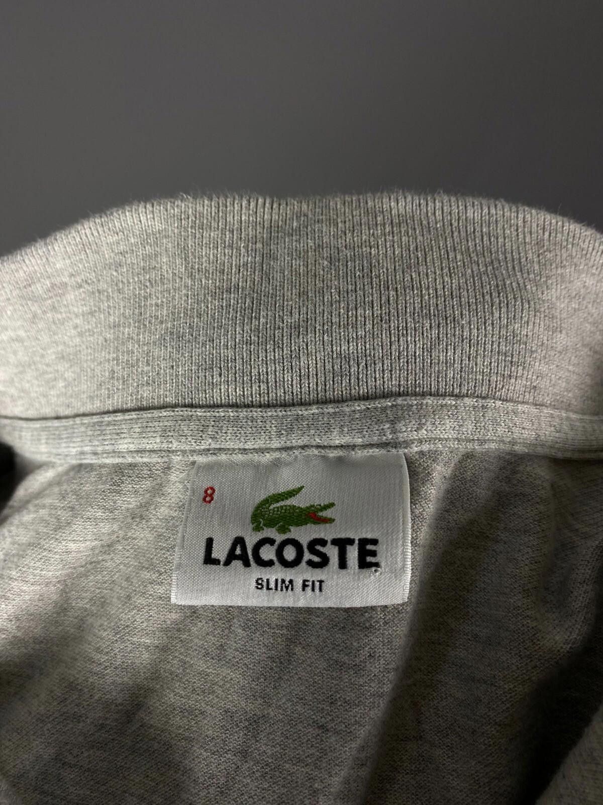 Lacoste Lacoste Slim Fit Gray Colourblock Polo Shirt Shirt 8 3XL 2XL Size US XXL / EU 58 / 5 - 12 Thumbnail