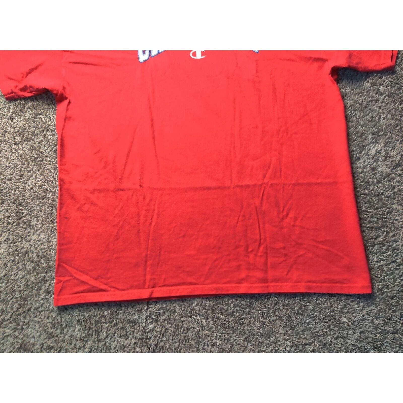 Champion Champion Shirt Adult Mens XL Red White Spell Out Logo Size US XL / EU 56 / 4 - 6 Thumbnail