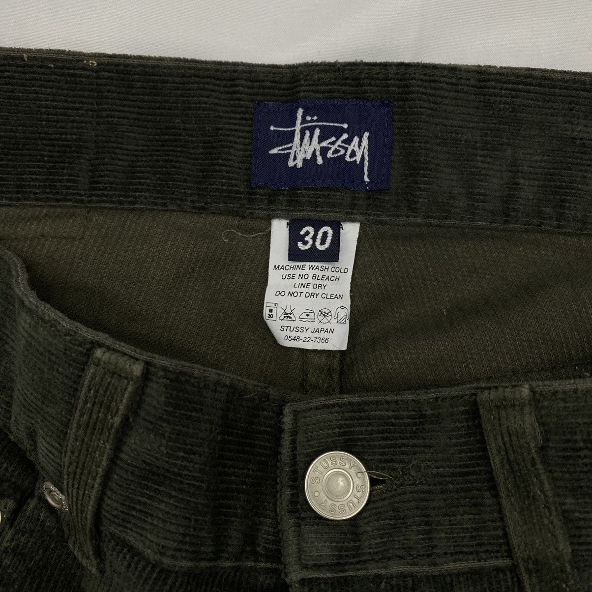 Stussy Stussy Cropped Corduroy Pants Size US 30 / EU 46 - 8 Thumbnail