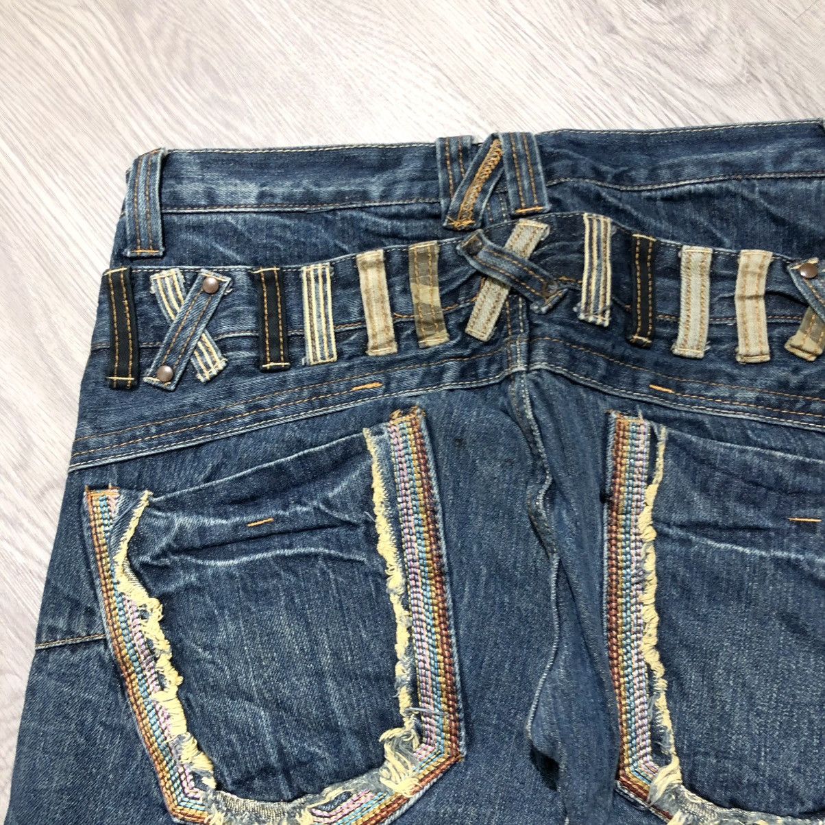 If Six Was Nine 2000s Breathmint Double Waist Faded Beauty Beast Lgb Jeans Size US 32 / EU 48 - 5 Thumbnail